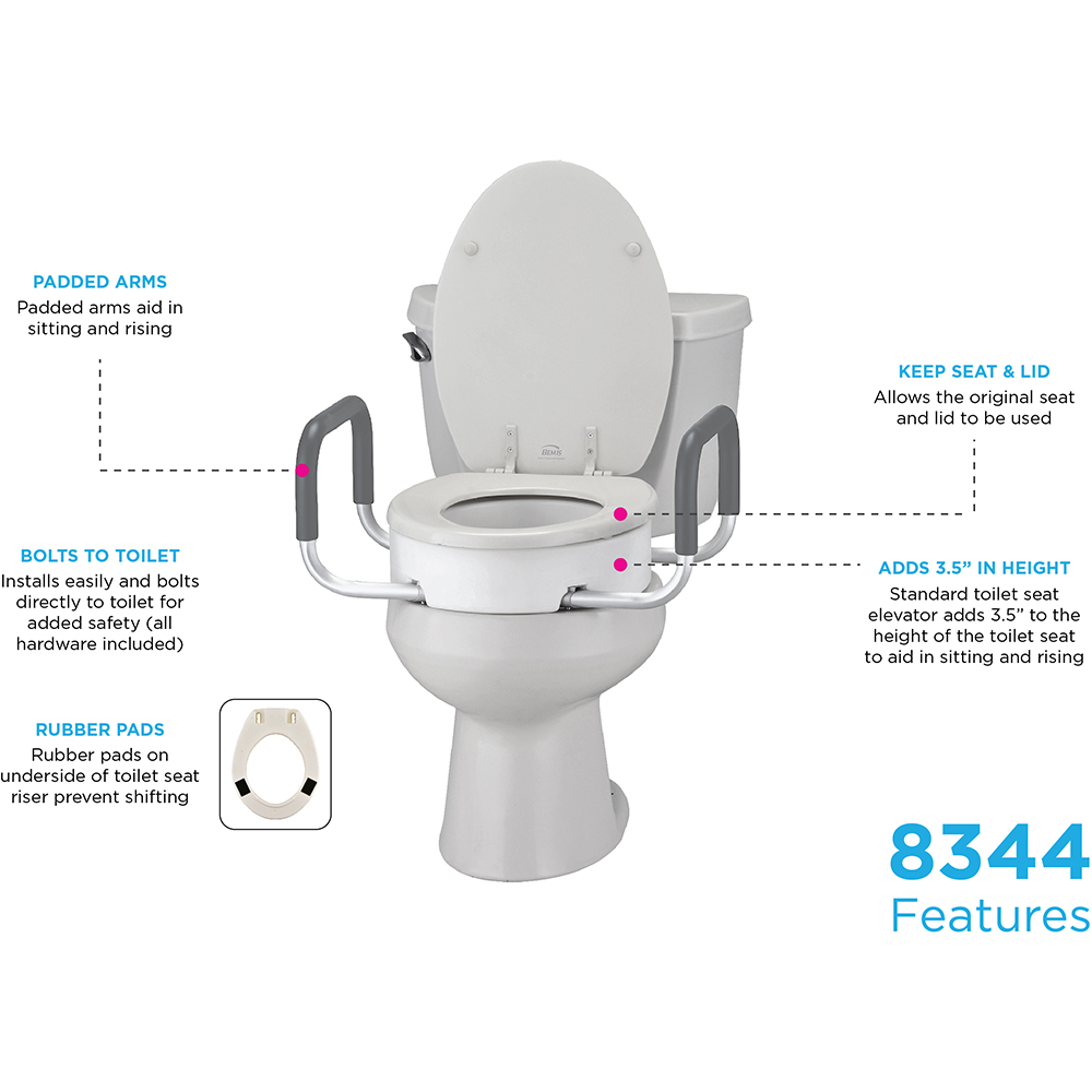 Toilet Seat Riser with features